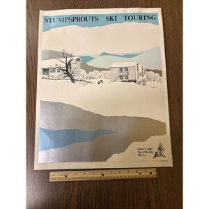 Vintage Framed Stump Sprouts Stumpsprouts Ski Touring Guest Lodge Massachusetts